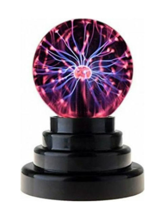 Selegiochi Decorative Lamp Plasma Ball LED Battery Black