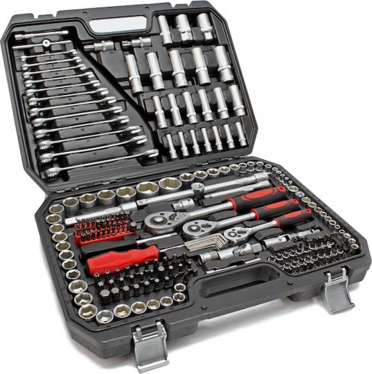 Wiltoc Wilton Ratschen- und Steckschlüssel-Set 1/2" & 1/4" & 3/8" 215 Stück