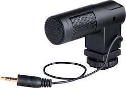 Boya Condenser 3.5mm Microphone BY-V01 Shock Mounted/Clip On for Camera