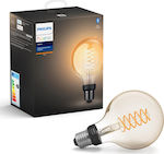 Philips Smart LED-Lampe 7W für Fassung E27 und Form G95 Warmes Weiß 550lm