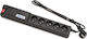 Acar Surge Protector 504W 5m Πολύπριζο Aσφαλείας 5 Θέσεων με Διακόπτη και Καλώδιο 1.5m
