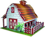 Anelixi Wooden Construction Toy Ξύλινη Κατασκευή Φάρμα Έγχρωμη