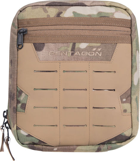 Pentagon Edc 2.0 Military Pouch Belt made of Cordura Multicam Multicam 2.3lt