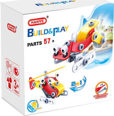 Hanye Build & Play Helicopter, Snowy