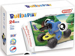 Hanye Plastic Construction Toy Build & Play Συναρμολογούμενη Mini Κατασκευή Πυροβολικό