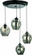 Inlight 4474-4 Adjustable Pendant Light Black for 4 Bulbs E27 43x30cm