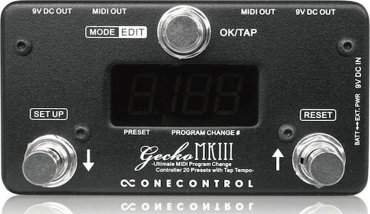 One Control Gecko MKIII Πετάλι Footswitch Ηλεκτρικής Κιθάρας