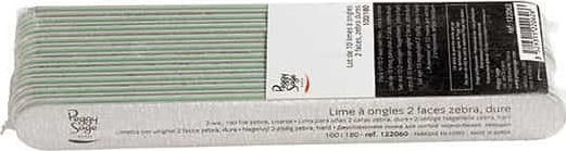 Peggy Sage Straight File Paper 100/180 10pcs 2 Όψεων