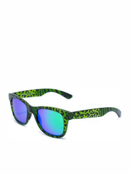 Italia Independent Men's Sunglasses with Green Acetate Frame 0090.032.IBR