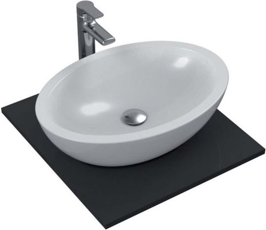 Ideal Standard Strada Επικαθήμενος Νιπτήρας Πορσελάνης 60x42x16cm Λευκός