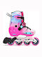 Micro Le Inline Αυξομειούμενα Rollers Ροζ Παιδικά