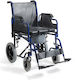 Alfa Care Standard AC–42 Rollstuhl Klappbar Einfacher Typ 46cm 13-528-001 Blauer