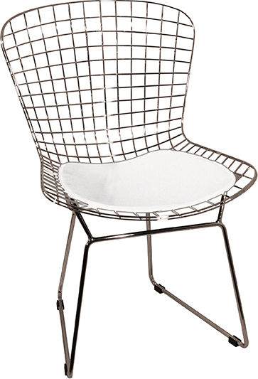 Chair Bertoya Silver 52x60x80cm Chair Bertoya Silver 52x60x80cm