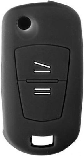 Husă Cheie Type-1 din Silicon cu 2 Butoane pentru Opel în Culoarea Multicolor