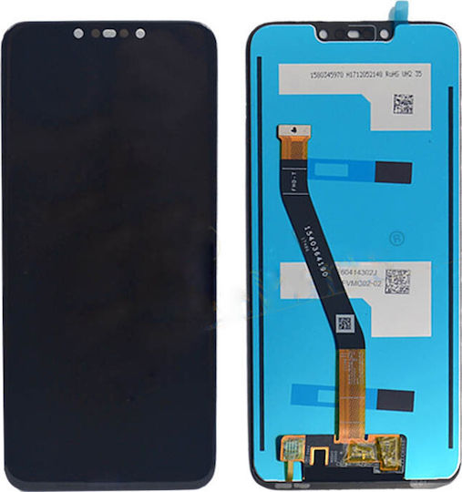 Huawei Οθόνη με Μηχανισμό Αφής και Πλαίσιο για Honor 20 Lite (Μαύρο)