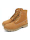 Leder Gelb Herrenstiefel Wasserdicht