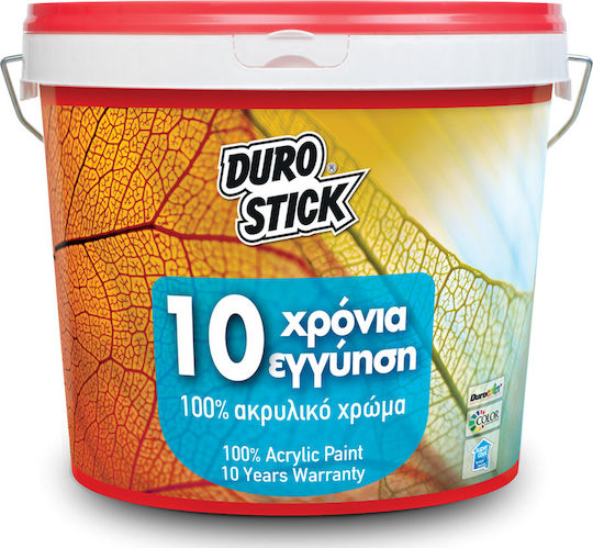 Durostick Plastik Farbe für Innen- und Außenverwendung Weiß 750ml