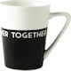 Laura Ashley Tasse Together Keramik Schwarze 310ml