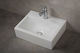 Adamidis Gold 43 Επικαθήμενος Νιπτήρας Πορσελάνης 43.5x34x12.5cm Λευκός