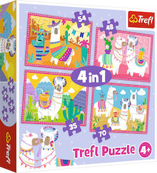 Kids Puzzle Llamas On Vacation for 4++ Years 207pcs Trefl