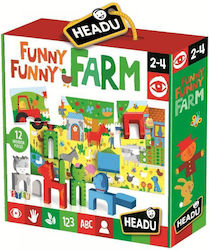 Kids Puzzle Funny Funny Farm for 2+ years+ Years 12pcs Headu Kids Puzzle Funny Funny Farm for 2+ years+ Years 12pcs Headu