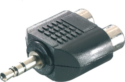 Vivanco Convertor 3.5mm masculin în RCA 2x femelă 1buc 46047