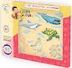 Wooden Kids Peg Puzzle Animals for 2+ Years 6pcs Anelixi