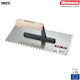 Benman Tile Spatula Inox Serrated 280x130mm wit...