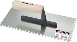 Benman Tile Spatula Inox Serrated 280x130mm wit...