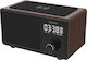 AvLink Fusion Retro Tabletop Radio Rechargeable with Bluetooth Black