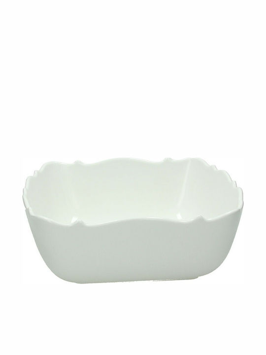 Tognana Andrea Fontebasso Σαλατιέρα Kalika Porcelain Salad Bowl White 25x25x9.5cm