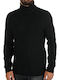 Jack & Jones Herren Langarm-Pullover Rollkragen Schwarz