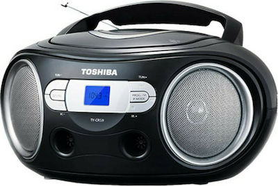 Toshiba Φορητό Ηχοσύστημα TY-CRS9 με CD / Ραδιόφωνο σε Μαύρο Χρώμα
