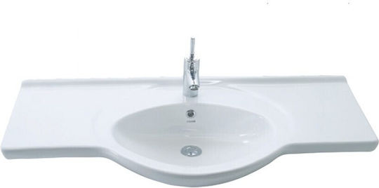 Creavit Smile Inset Sink Porcelain 87x50x18.1cm White