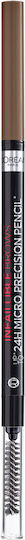 L'Oreal Paris Brow Artist Skinny Definer Pencil for Eyebrows 3.0 Brunette