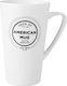 Dutch Rose American NY XXL Tasse aus Porzellan Weiß 510ml 1Stück