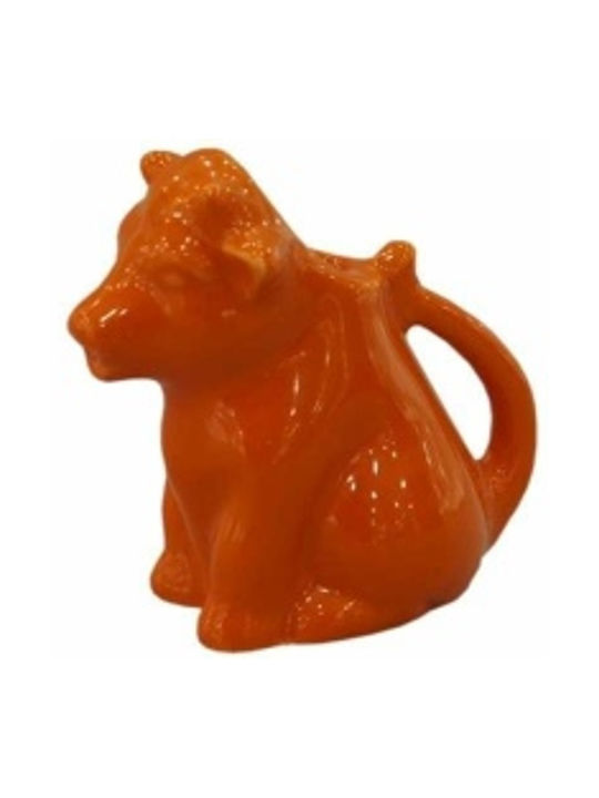 Art et Lumiere Porcelain Milk Jug Orange 40ml Milk Jug Serving Orange