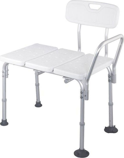 Mobiak Bathroom Seat with Backrest 75x40x52cm 0810067