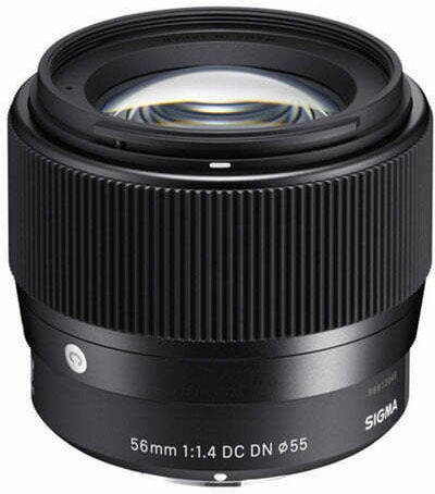 Sigma Crop Φωτογραφικός Φακός 56mm f/1.4 DC DN Contemporary Σταθερός για Canon EF-M Mount Μαύρος