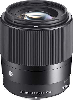 Sigma Crop Camera Lens 30mm f/1.4 DC DN Contemporary Wide Angle for Canon EF-M Mount Black