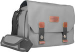 Mantona Camera Shoulder Bag Milano Grande Size Large Gray