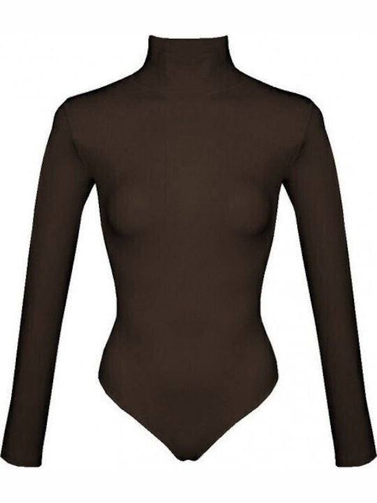 Helios Lingerie Long Sleeve Turtleneck Bodysuit...