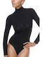 Helios Frauen Bodysuit Damen-Bodysuits Schwarz