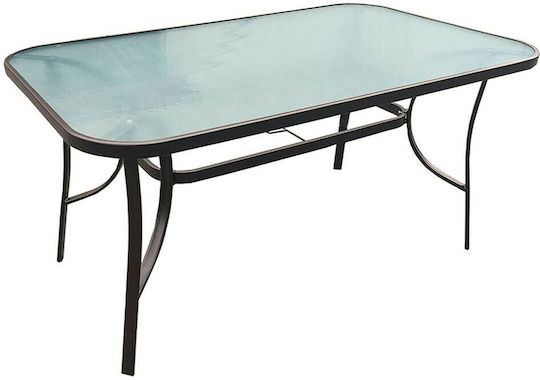 Τραπέζι Steel 150x90x70 Καφέ