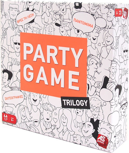 Board Game Party Game Trilogy for 3+ Players 8+ Years Old AS