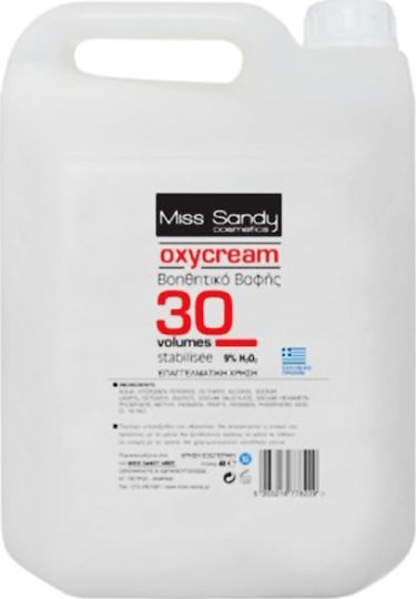 Miss Sandy Oxycream 30 Volume 9% H2O2 Haaroxidant 30Band 4000ml