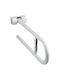 Ponte Giulio Paint Reclining Inox Bathroom Grab Bar for Persons with Disabilities White