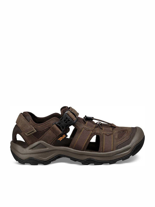 Teva 1019179 Men's Leather Sandals Turkish Coffee 1019179-TKCF