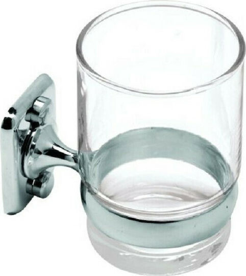 Gloria Wall Mounted Cup Holder Taka Taka Silver
