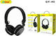Andowl QY-40 Bluetooth Wireless On Ear Headphones with Radio with 6 hours of Operation Black